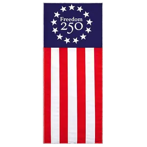 Freedom 250 DTF ready to press iron on transfer for clothing t-shirts and hoodies
