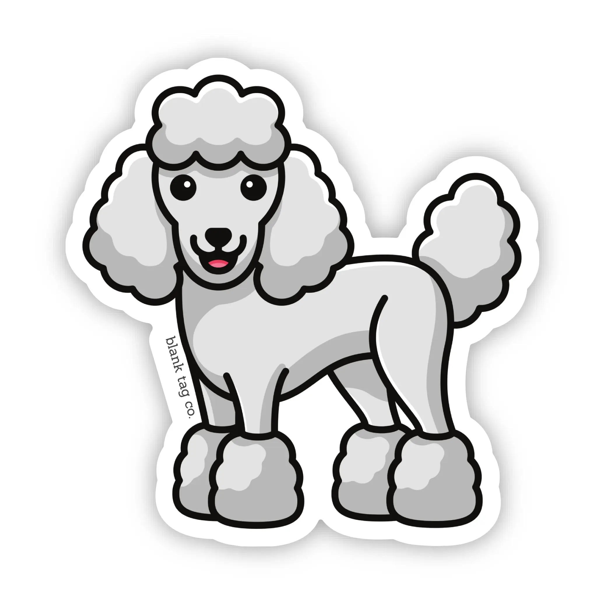 Blank Tag Co.® Waterproof Sticker - Poodle