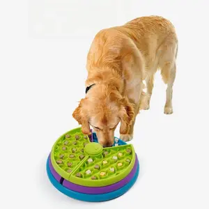 Three-Tier Turntable Maze Slow Feeder Bowl for Dogs, Anti-Choke Slow Eating Basin, Suitable for Large and Small Dogs, Prevents Spilling Pet Bowls, Puzzle Feeder