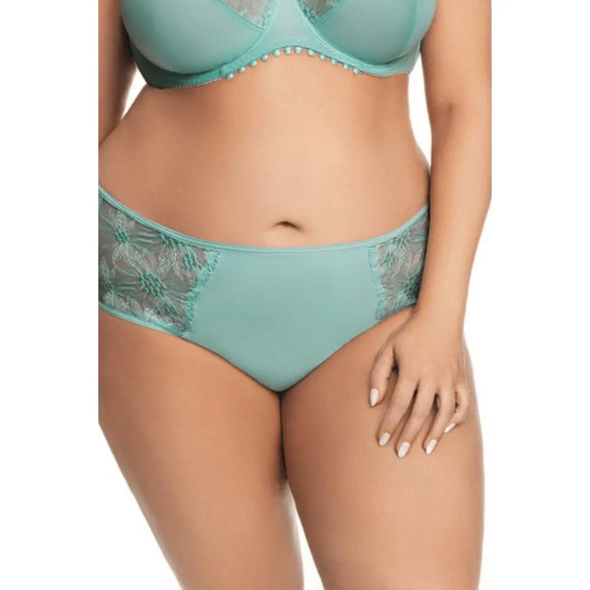GREEN LACE PANTIES MARITA HI-CUT