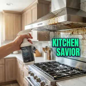 KOALAFAIRY Kitchen Cleaner Foam Spray, SuperPowerful Oil & Grease Remover, One-Spray Deep Cleaningfor Stoves, Ovens & Countertops, Effortlessly RemovesStubborn Oil Stains