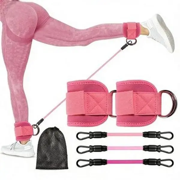 Elastic Exercise Band - Resistance Band Workout Tool for Thigh Raising, Leg Tension Training & Fitness, Elastic Exercise Bands