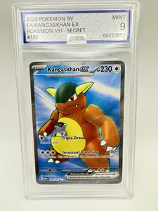 Graded AGS 9 Kangaskhan ex 2023 151 190 Holographic Pokemon Card