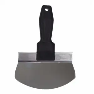 212 MAIN Stainless Steel Drywall Scoop - Rust-Resistant Mud Removal Tool with Radius Blade, Textured Handle for Automotive & Motorcycle Car Washing, Paint Care