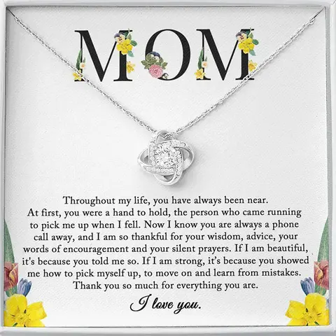 To My Mom Necklace, Sentimental Mom Gift From Daughter, Mom Necklace, Mom Birthday Gift From Daughter, Mother's Day Gift, Christ