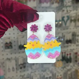 Easter egg earrings