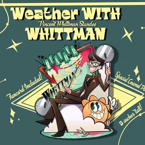 Weatherman Vincent Whittman Hazbin Hotel Standee
