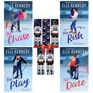 (Free Gift 5 Bookmarks) Briar U Series by Elle Kennedy – College Hockey Romance Books, Sports Romance Novel Set, 4-Book Collection