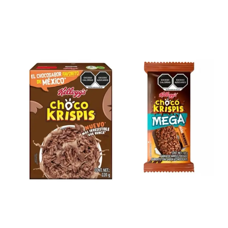 Choco Krispis Kellogg’s Cereal 290g y Barra 34g Choco Krispis Kellogg’s Cereal 290g y Barra 34g