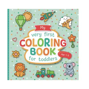 My First Coloring Book for Toddlers – Easy Large Designs for Ages 1–3 (Paperback)