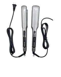 Professional Hair Straightener – Thin & Thick Plates, Up to 450°F for Stylists