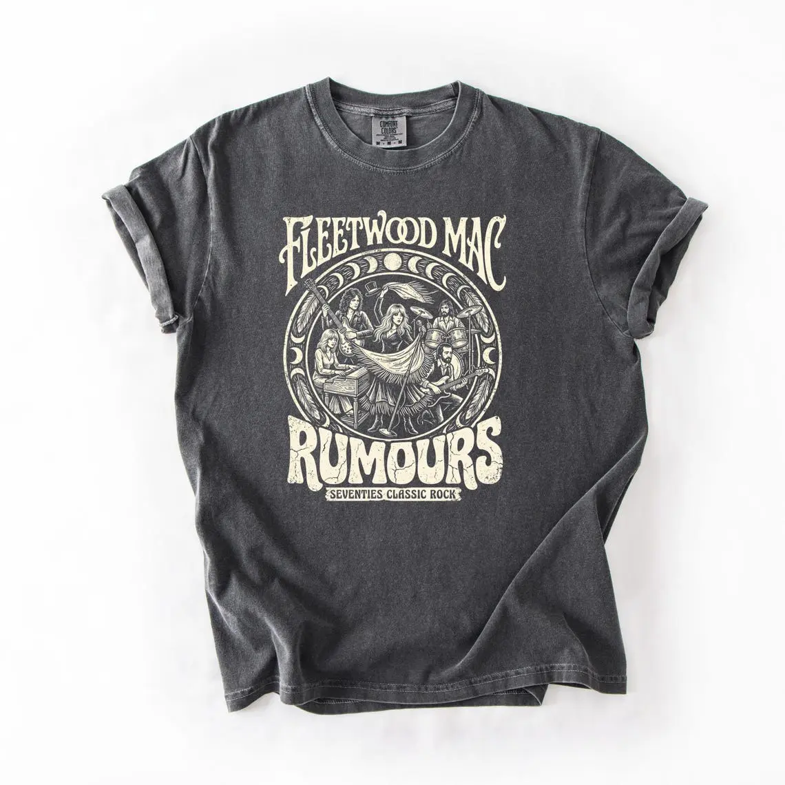 Comfort Colors® Fleetwood Mac Rumours Shirt, Vintage Rock Band Tee, Stevie Nicks Graphic Shirt, 70s Classic Rock T Shirt, Music Lover Gift