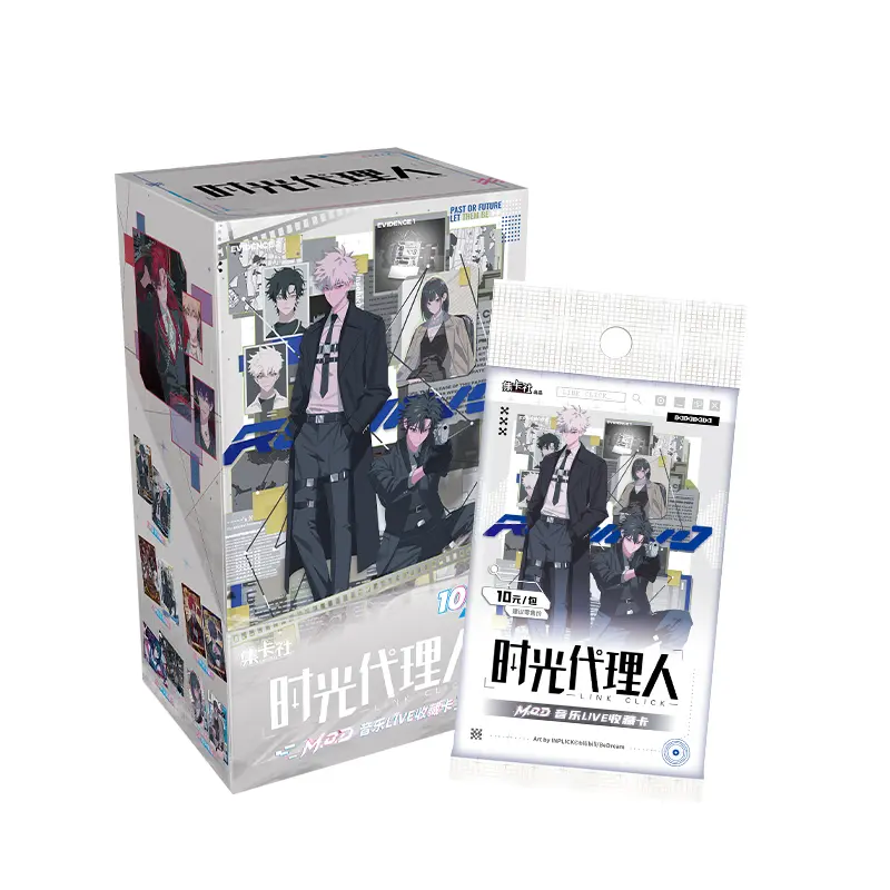 Cardfun M.O.D Music Live - Link Click 16 Packs Collectible Trading Card Official Anime TCG CCG Collection Card Sealed Hobby Box Set Booster Box