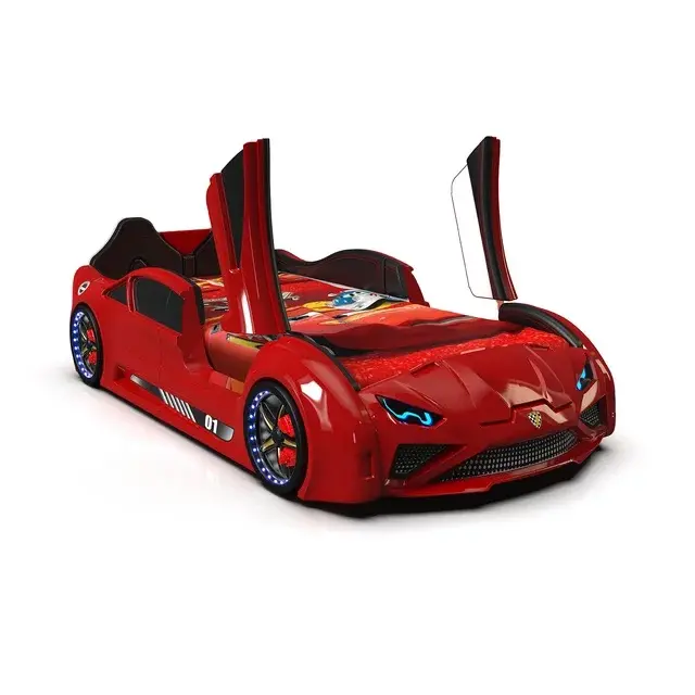 Lambo Valentin Premium Race Car Bed, Theme Bed Frame, Twin Size