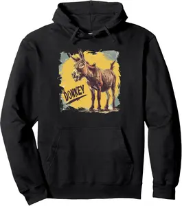 Nice Donkey Animal Outfit for Mule and Horses Fans Pullover Hoodie