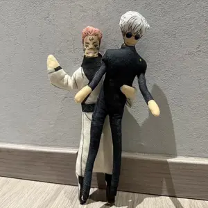 2026 new Anime Jujutsu Kaisen Gojo Satoru Itadori Yuji Cosplay Plush Toy Figure Room Decoration Abstract Joint Mobility Stuffed Doll Gift