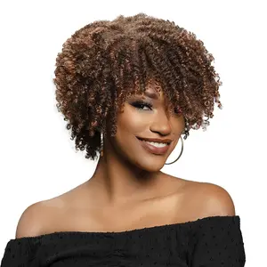 Janet Collection Natural Curly Wig Natural Afro Ples