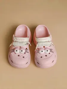 1 Pair of Women's Sweet Cool Clog Sandals: Cute Cartoon Decor, Breathable Not Stuffy Feet, Platform Height Increasing, EVA Material, Anti-Slip Wear-Resistant, Outdoor Casual Closed Toe Slippers, Smile Face Slippers