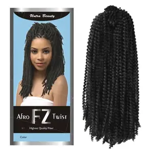 Afro EZ Twist Braiding Hair – Synthetic Crochet Twist Extensions, Natural Look, Easy Install