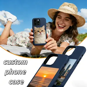【New】Custom Personalized DIY Soft Silicone iPhone Case for iPhone 12-17 Pro/Pro Max | Magnetic Shockproof Full Body Protection, Ultra-Fine Fiber Lined, Anti-Fingerprint, Stain Resistant Slim Cover