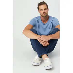 JAKE SLIM LEG JEANS IN DARK INDIGO ATHLETIC