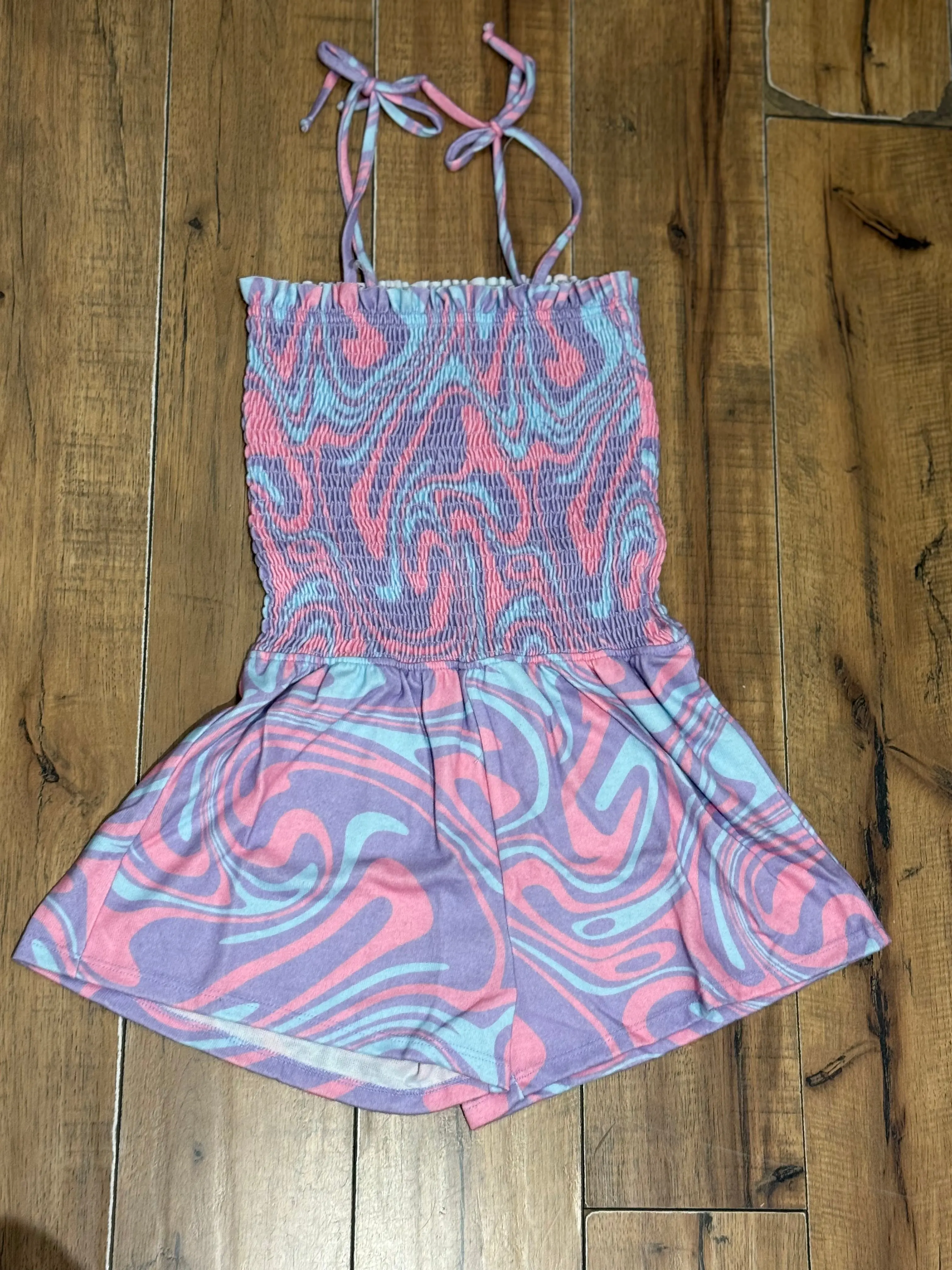 MIA NEW YORK Smocked Romper