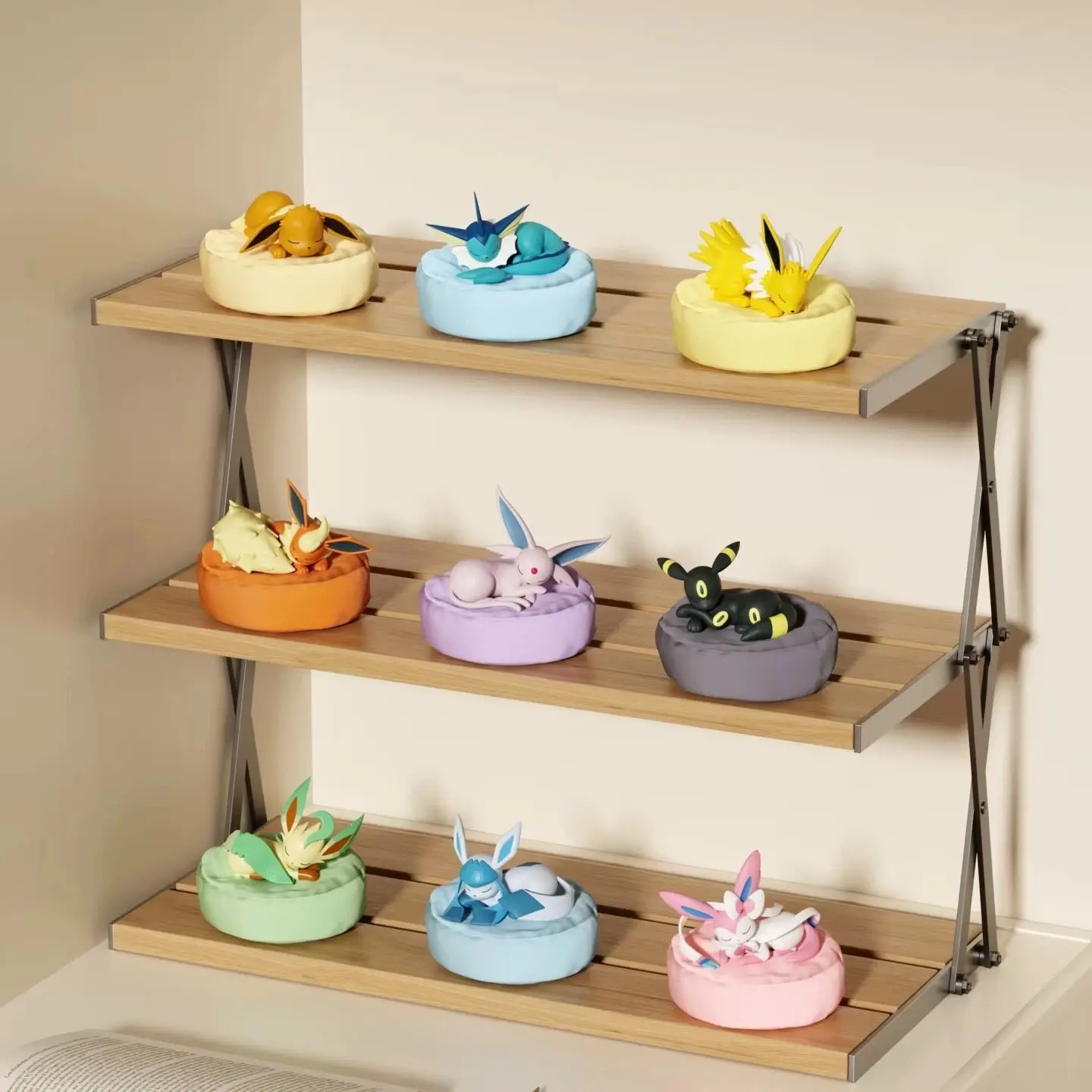 Pokémon Sleeping Eevee Blind Box Fantasy Cute Anime Collectible Display,Stroage Box Decoration