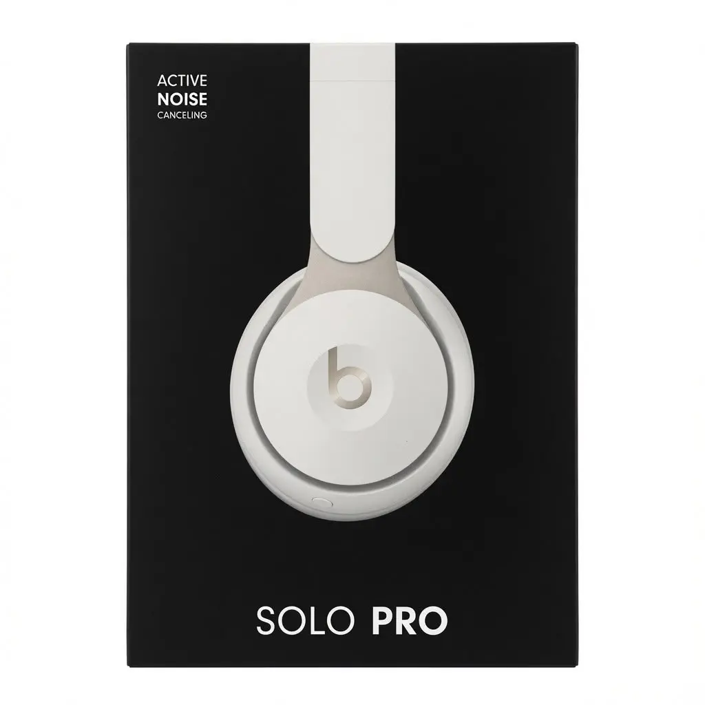 Beats Solo Pro Wireless Noise Cancelling On-Ear Headphones -Ivory