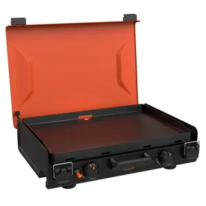 OTG 20x14" Portable Camping Griddle with Compact Design for Easy Transport and Versatile Use