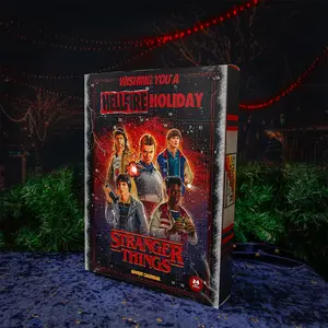 Netflix Stranger Things Advent Calendar, 24-Day Mystery Blind Box, Upside Down Collectible, Holiday Gift, Room Decor, School Office Stationery