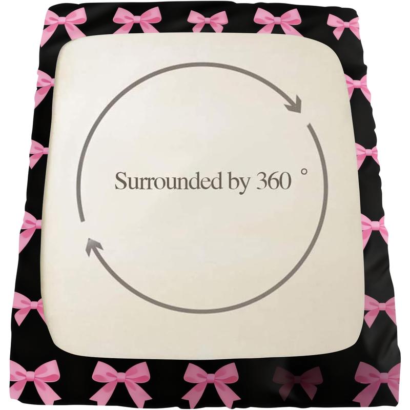 Creative pattern printed bedsheet with number 67 and bow tie, soft and comfortable 3D digital printed bedding, Bed Sheets Set, anti slip dust cover suitable for bedroom decoration, including 1 bedsheet and 2 pillowcases