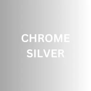 3D Super Puff Heat Transfer Vinyl - Chrome Silver