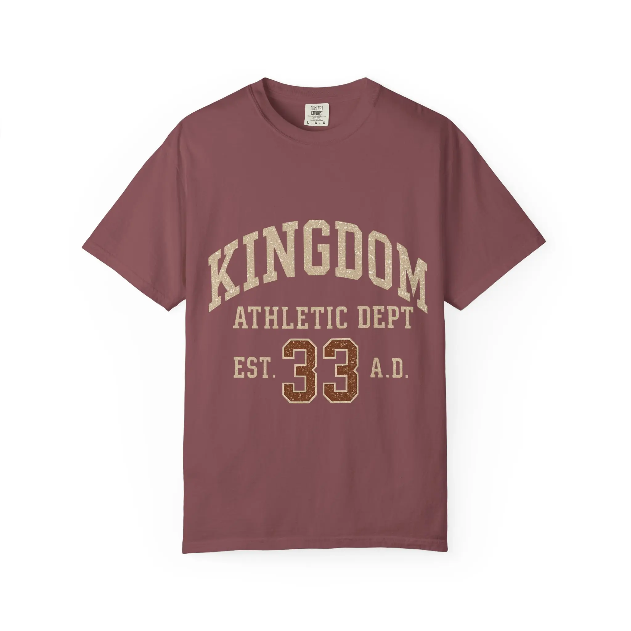 Kingdom Athletic Dept 33 T-Shirt | Vintage Sport Collegiate Tee