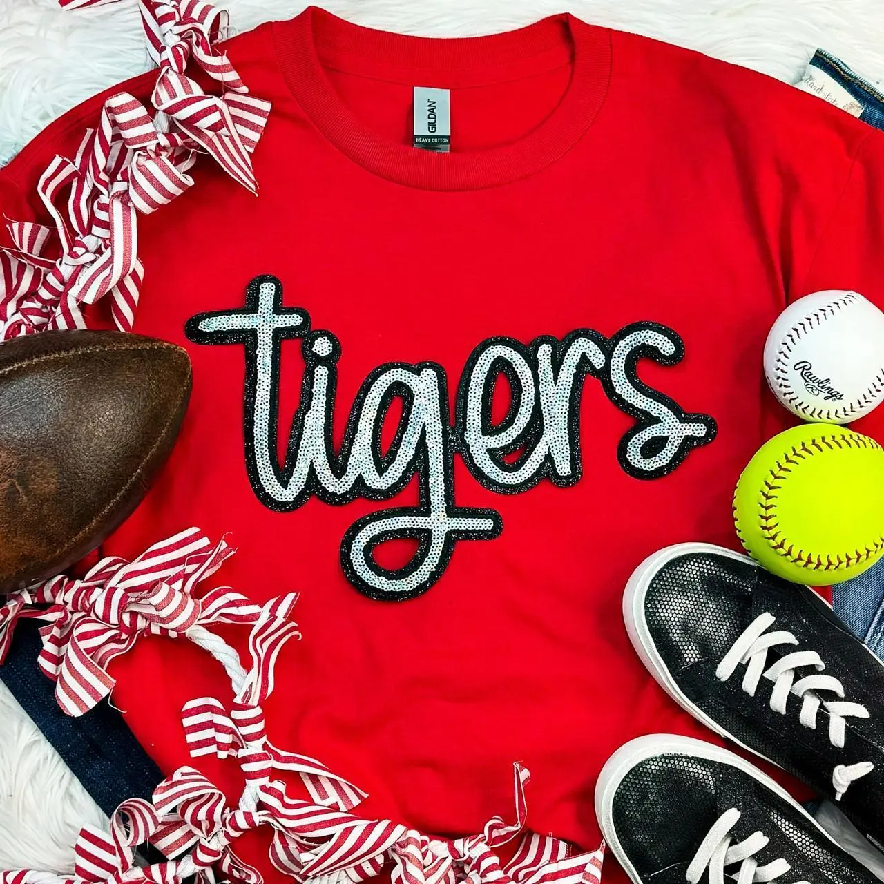 Tigers Sequin Patch - TikTok Shop