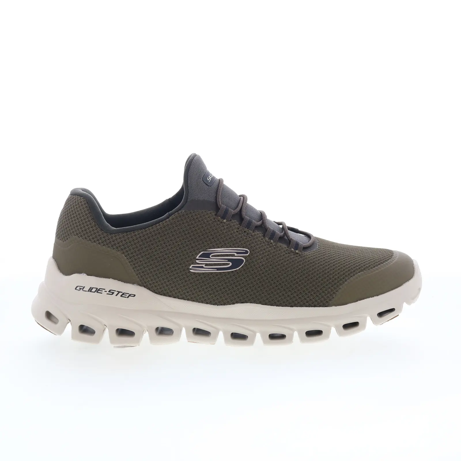 Skechers Glide-Step - Noltek 233016-OLV Mens Green Lifestyle Sneakers Shoes