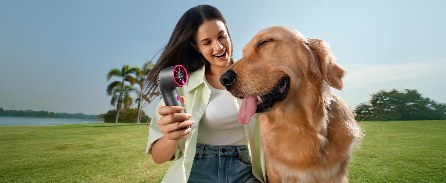 Aecooly Portable Handheld Fan, Powerful Turbo Mini Fan, 19000 RPM High Speed Aero Ultra, 15H Max Cooling Time, 7 Speeds Aluminum Case, Pocket Rechargeable Personal Small Travel GIfts for Women