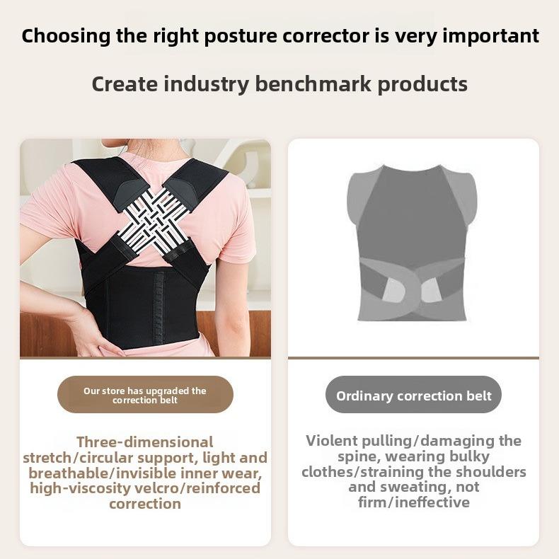 Unisex Easy-Wear Brace with Secure Fastener Design Unisex Easy-Wear Brace with Secure Fastener Design