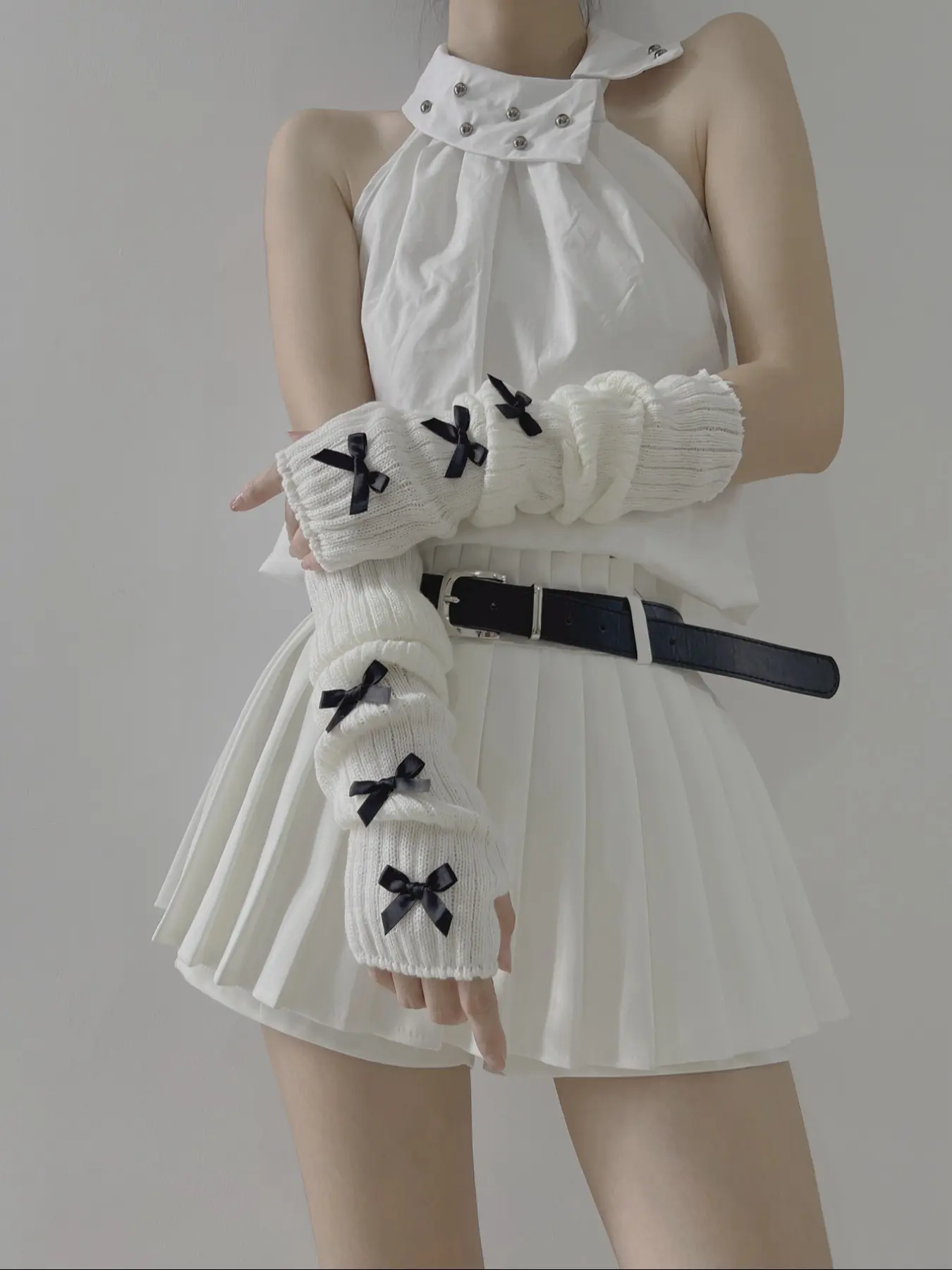 y2k fingerless gloves - TikTok Shop