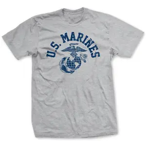 US Marines Old School V2 USMC T-Shirt, Vintage Military Pride Graphic Tee, Retro Eagle Globe Anchor Style Shirt, Veteran Support Gift, Patriotic Streetwear Casual Outfit