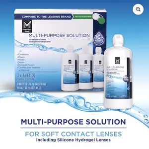 Member's Mark Multi-Purpose Contact Lens Solution 16 fl oz 3 pk for Soft Lenses Including Silicone Hydrogel