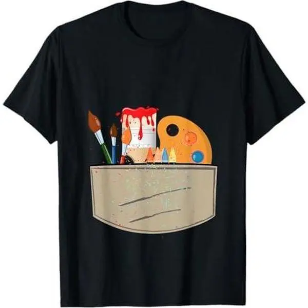 Artist Costume Shirt Painter Shirt Halloween Costume T-Shirt