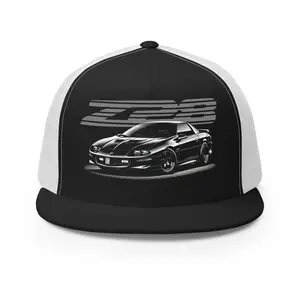 Black Z28 Camaro Hat – 4th Gen Muscle Car Classic Trucker Cap