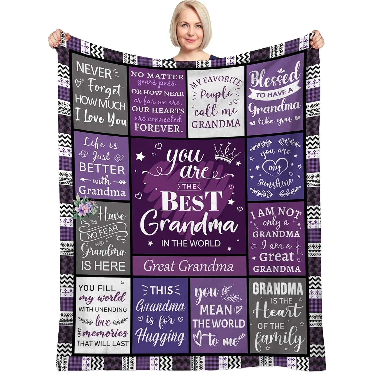 Great Grandma Gifts,Grandma Birthday Gifts,Birthday Gifts for Grandma,Gifts Ideas for Grandma,Grandma Blanket,Mother's Day for Grandma Grandmother 50"x60"