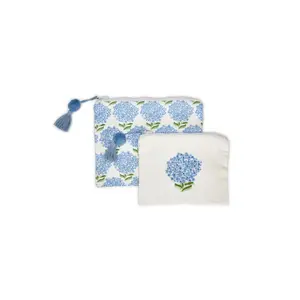 Set of Two Hydrangea Pouches