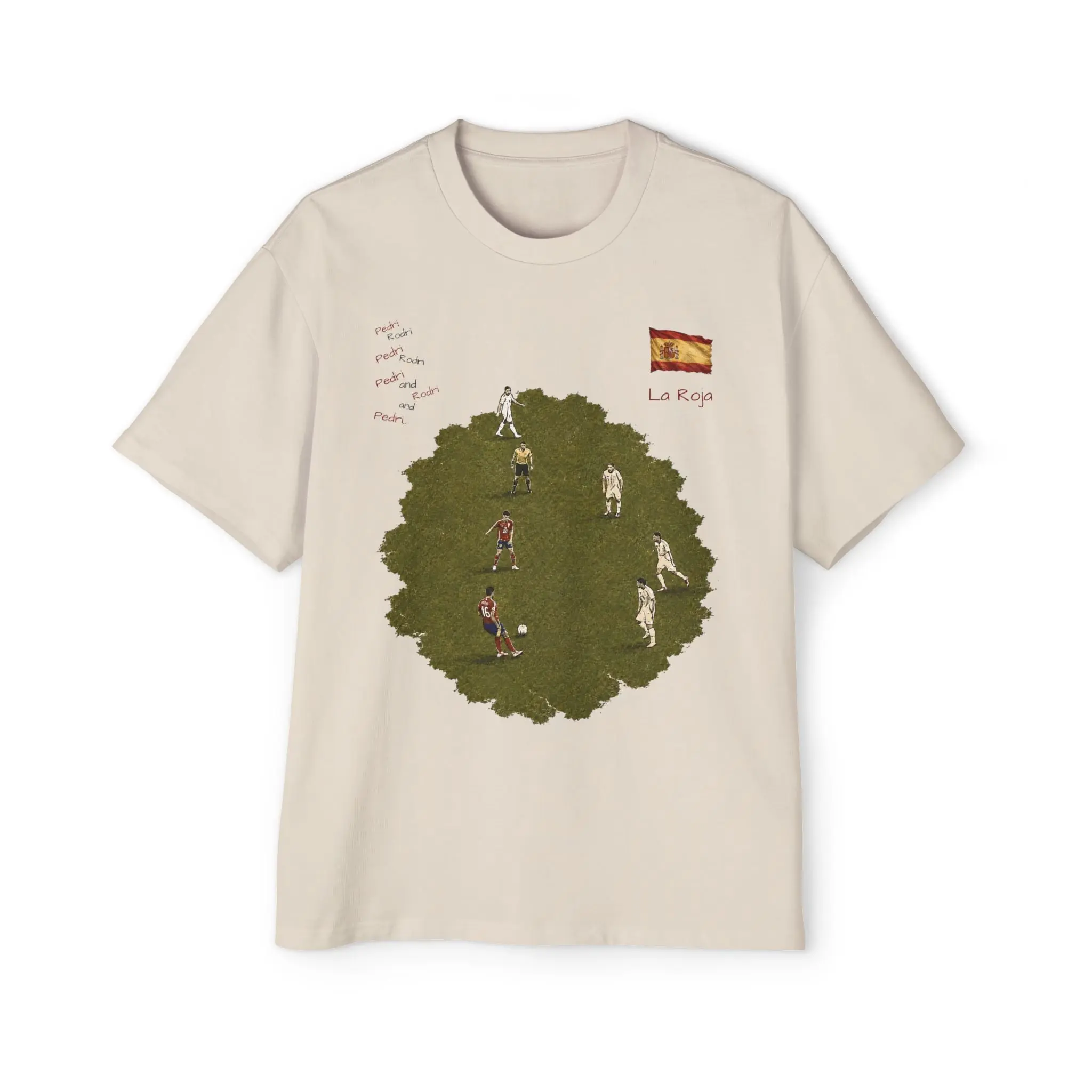 Pedri & Rodri Printed Oversized T-shirt