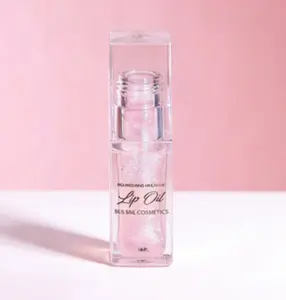 BossUp Cosmetics Nourishing & Healing Glittery Lip Oil 6ML Hydrating & Shiny Moisturizing Gloss for Daily Lip Care - Lipgloss