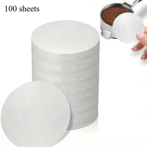 100 pieces of coffee filter paper, Italian handle bowl powder coffee machine filter paper, 58mm concentrated coffee filter paper, portable filter paper