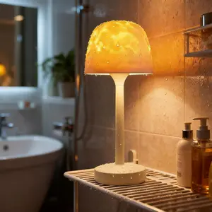 Waterproof Shower Lamp, Shower Light with 16 Color Ocean Wave Lights Projector, Lamp with & Remote,Spa-Like Mood Light for/Shower