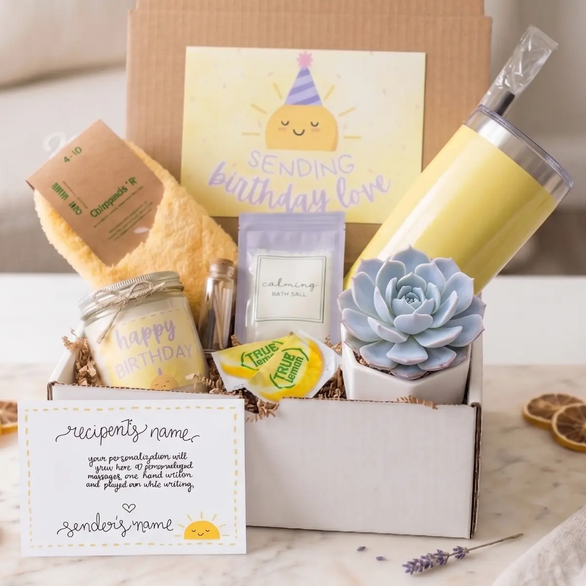 Birthday Succulent Gift Box