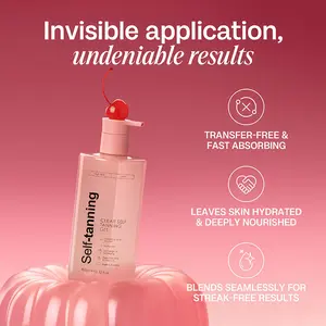 Clear Self Tanning Gel – Natural Sunless Bronzing Gel for a Streak-Free Golden Glow